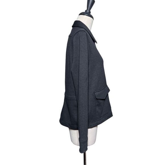 Brooks Brothers Black Long Sleeve Knit Jacket Blazer Size Small - Picture 2 of 5